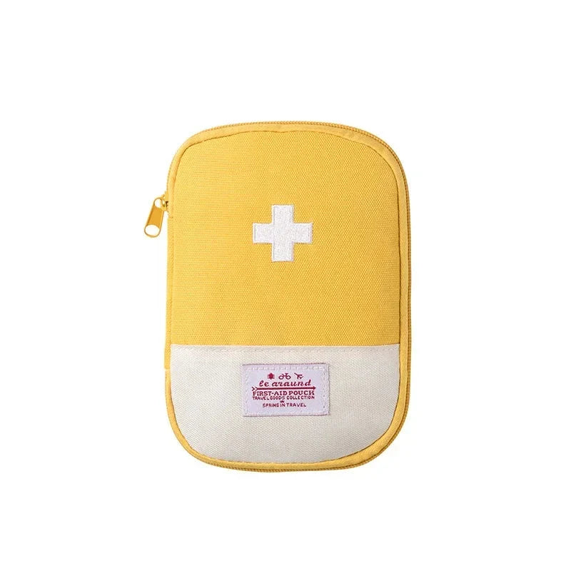 Portable Medicine Bag, a compact and versatile first aid kit with multiple compartments and pockets for organized storage of essential medical supplies