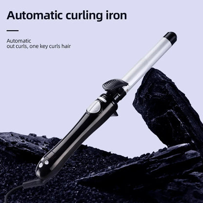 25mm Automatic Hair Curler with 360-degree Rotation and Adjustable Temperature for Salon-Quality Curls