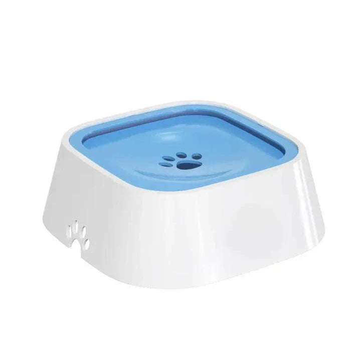 Innovative 1.5L square pet water bowl with splash-proof design, perfect for active Kiwi pets