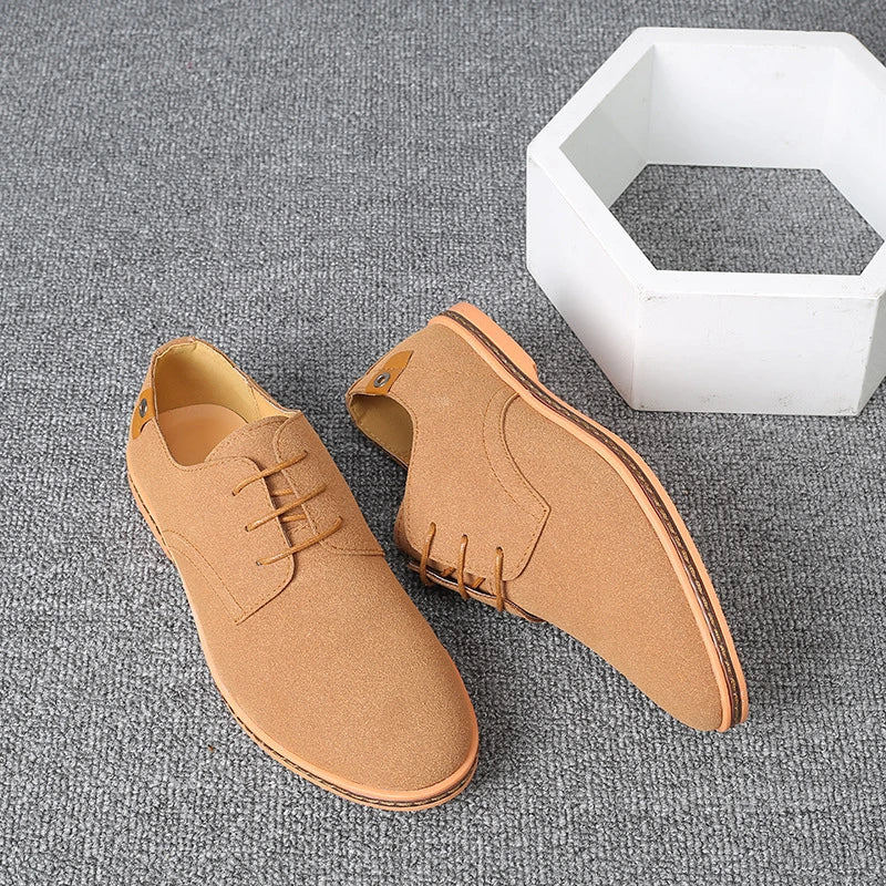 Shopfluxpro NZ Stylish Casual Shoes: Nubuck Leather for Men