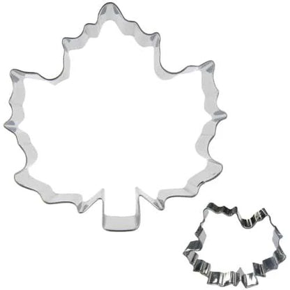 Maple Leaf-Shaped Stainless Steel Cookie Cutter - Eco-Friendly Kiwi-Made Baking Tool