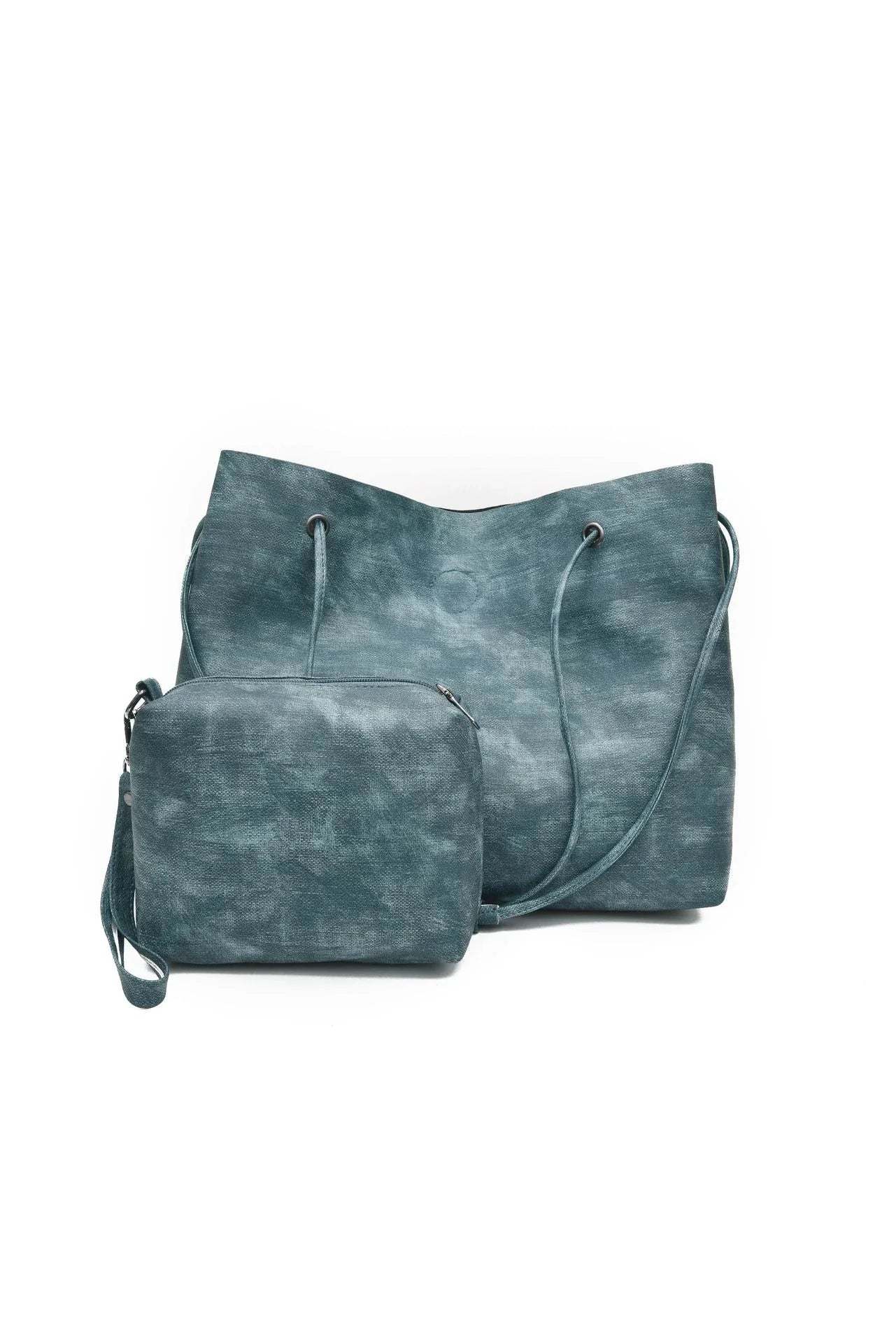 Stylish ink-coloured messenger bag with 'mother and child' inspired design, featuring multiple interior pockets and an adjustable shoulder strap for Kiwi women's versatile daily use.
