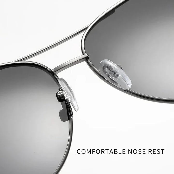 Versatile photochromic aviator sunglasses with polarized lenses, anti-reflective coating, and a lightweight alloy frame for Kiwis