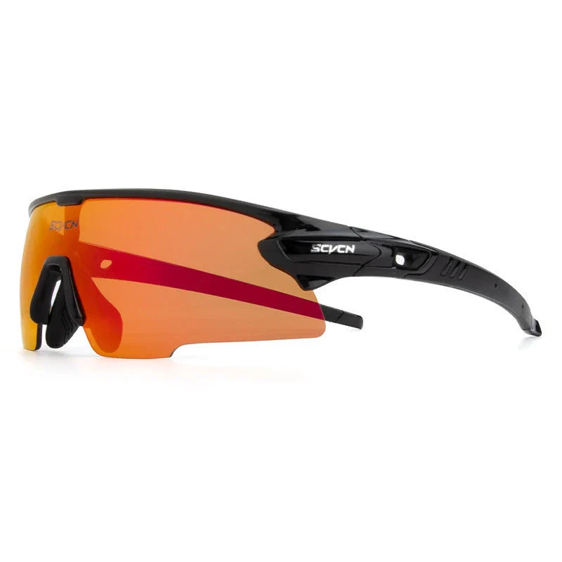 Stylish UV-blocking bike glasses with semi-rimless frame and range of color options for Kiwi cyclists