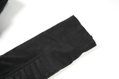 Men's PU Leather Jacket with Stand Collar in Black - Stylish and Durable Outerwear for Kiwi Blokes