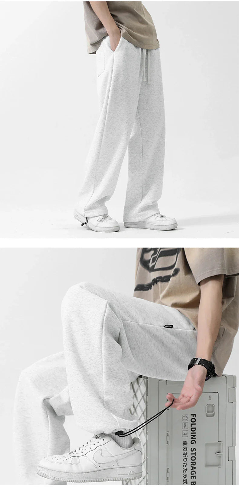 Comfy drawstring ankle-tied sweatpants in various colours, perfect for relaxing Kiwi-inspired style