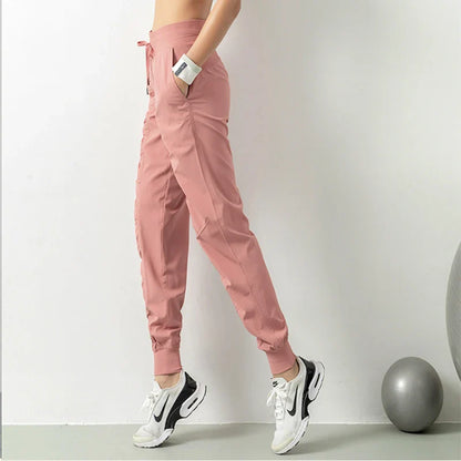 Comfortable and versatile sports pants for active Kiwi women, featuring a relaxed fit, drawstring waist, and convenient pockets.