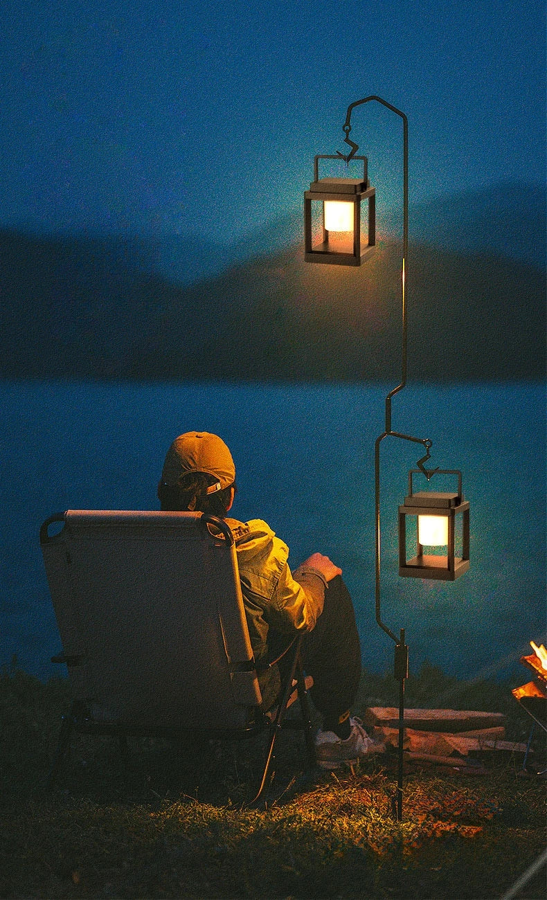 A versatile USB-powered camping lantern with ambient lighting and charging capabilities, perfect for outdoor adventures in New Zealand