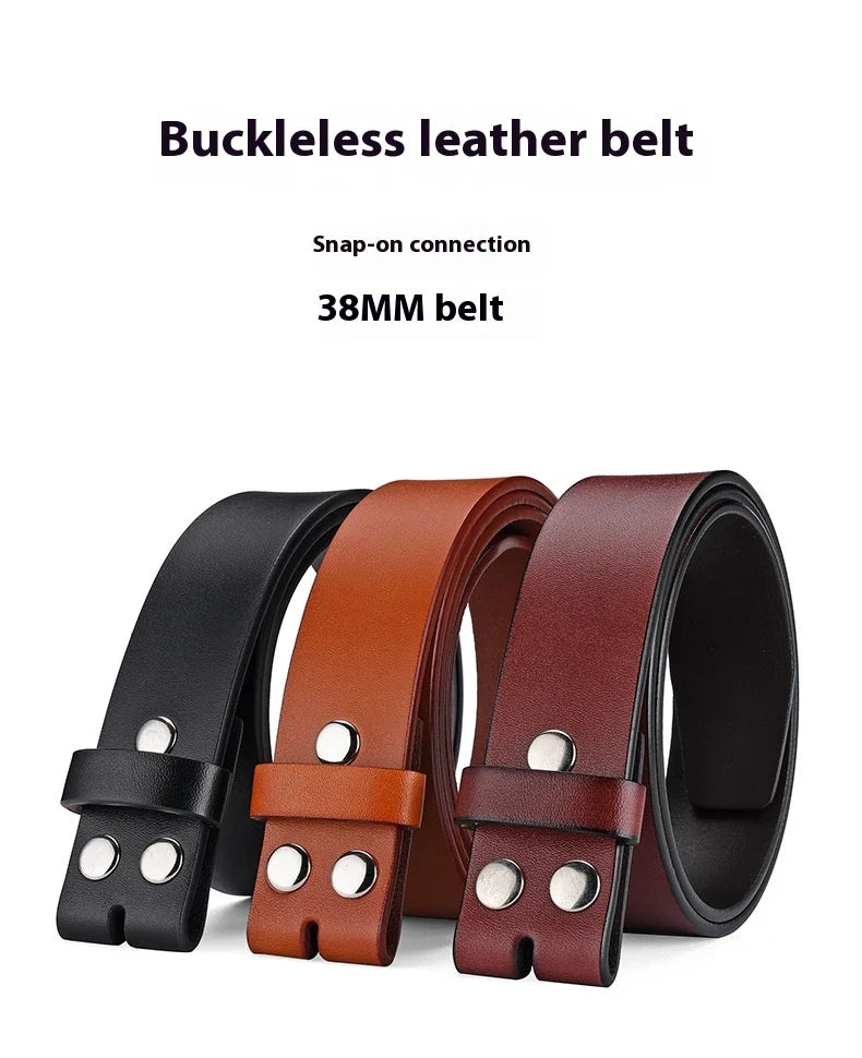 Stylish and durable leather belt with snap fastener, perfect for Kiwi business professionals and casual wear