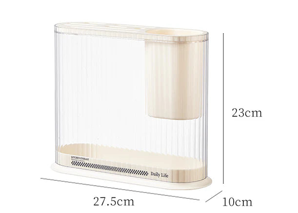 Trendha Versatile Kitchen Organiser with Stylish Cream Finish - Compact and multifunctional design for effortless kitchen storage and organisation