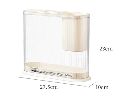 Trendha Versatile Kitchen Organiser with Stylish Cream Finish - Compact and multifunctional design for effortless kitchen storage and organisation