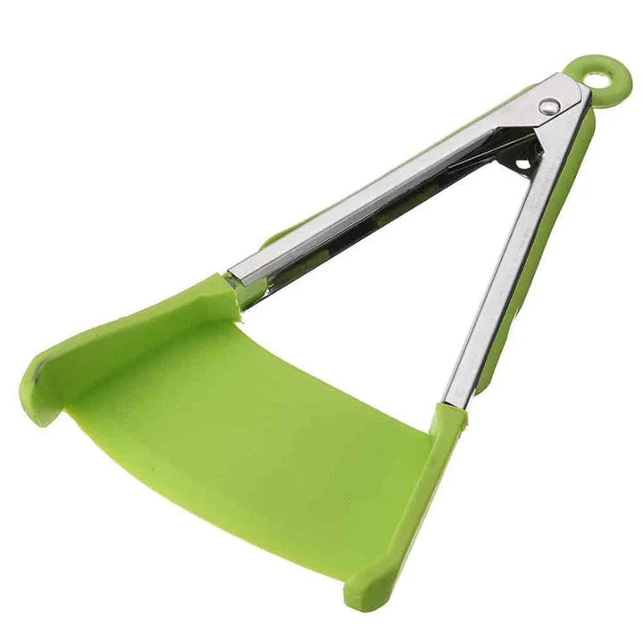 Versatile 2-in-1 Cooking Spatula with stainless steel core and silicone grip, perfect for Kiwi kitchens