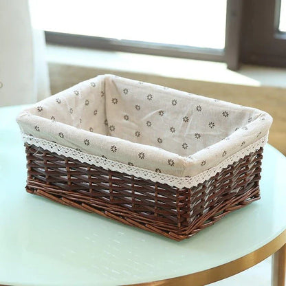 Handcrafted rattan storage basket with natural fibre design, perfect for organising and decorating Kiwi homes