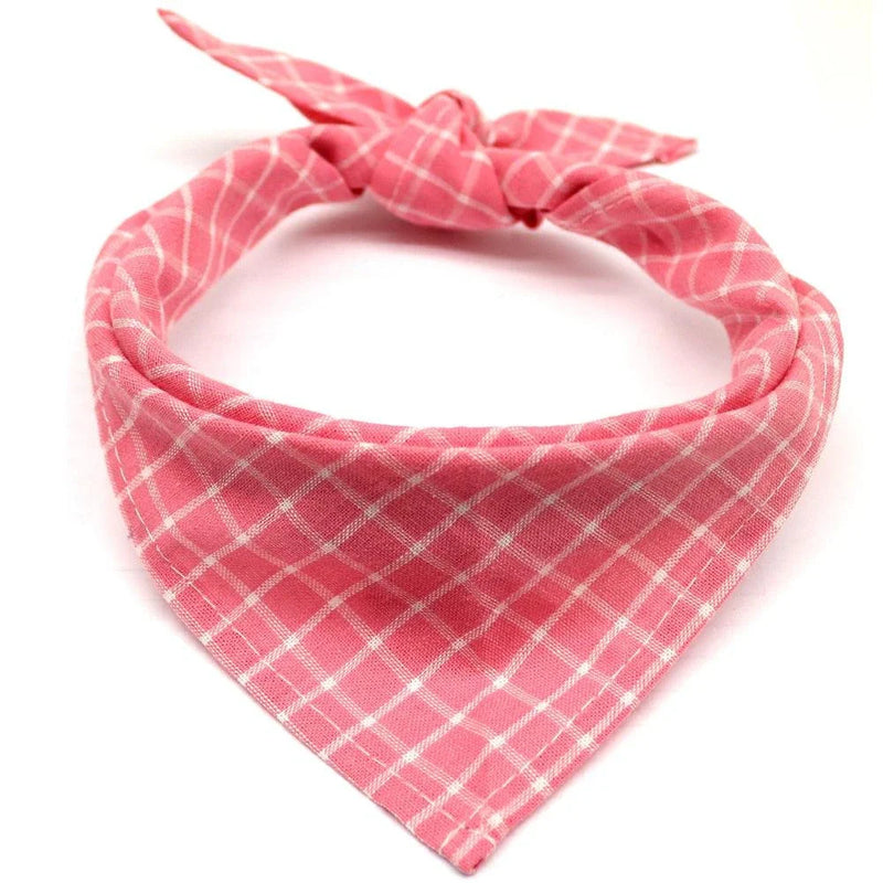 Shopfluxpro NZ Stylish Plaid Bandana for Kiwi Pets