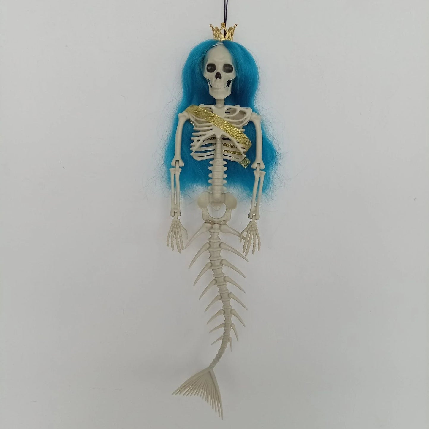 Hanging mermaid bone pendant decoration for outdoor Kiwi courtyards and gardens in various colours