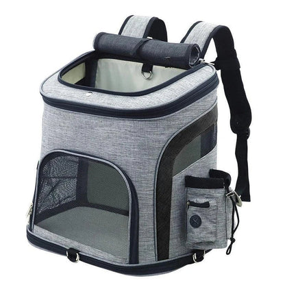 Melange Backpack Pet Carrier - A stylish and practical carrier for your Kiwi cat, featuring a vibrant design and durable nylon construction.