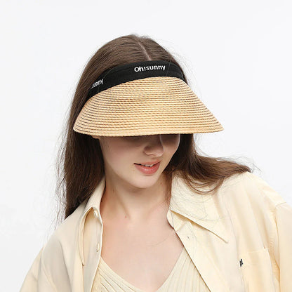 Adjustable UV protection sun visor with wide brim for superior sun shielding during outdoor activities in New Zealand