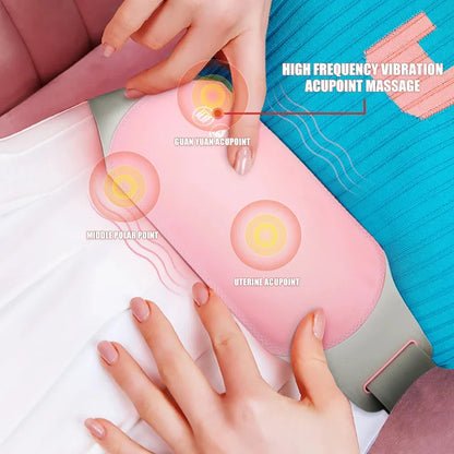 USB Electric Magnetic Therapy Heating Pad for soothing body pain relief, featuring adjustable heat settings and a portable, washable design.