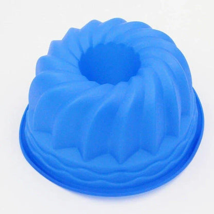 Flower-shaped silicone cake molds in vibrant colors, perfect for baking unique and eye-catching treats in New Zealand