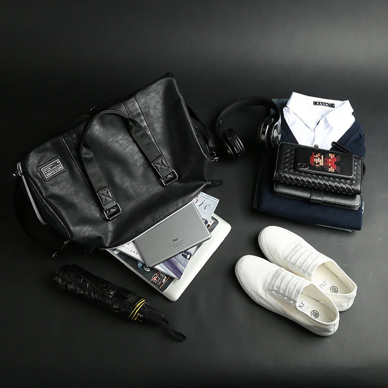 Versatile dry-wet separation travel bag with large capacity, sleek design, and premium polyester construction for the modern Kiwi adventurer