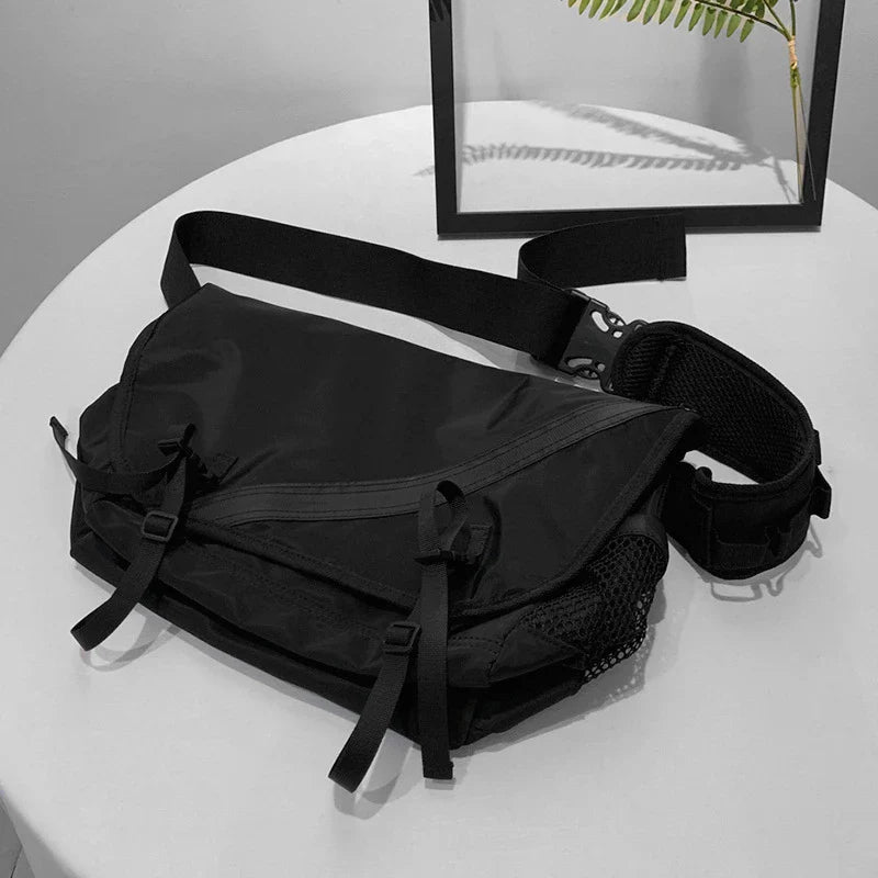 Versatile Kiwi-made messenger bag with sturdy canvas exterior, adjustable shoulder strap, and spacious interior compartments