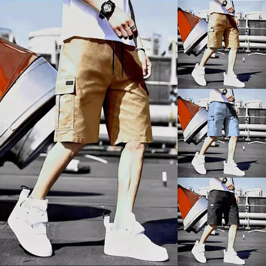 Versatile Kiwi-made cargo shorts with multiple pockets, made from durable twill fabric in a range of Kiwi-friendly colours.