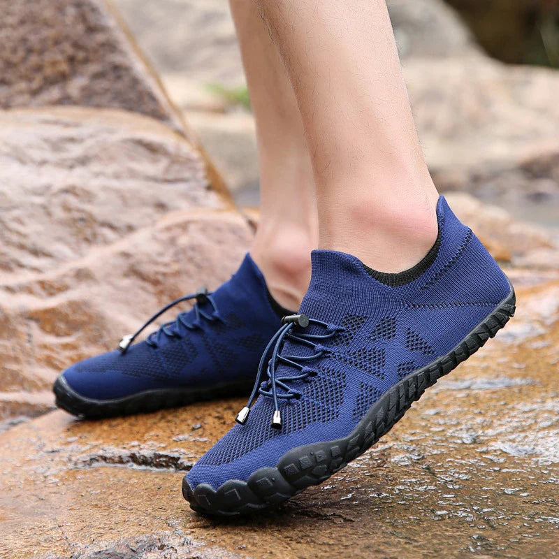 Trendha outdoor beach shoes in various colors, designed for hiking, diving, and coastal adventures in New Zealand