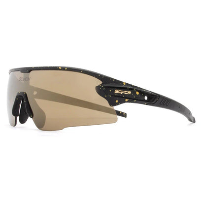 Stylish UV-blocking bike glasses with semi-rimless frame and range of color options for Kiwi cyclists