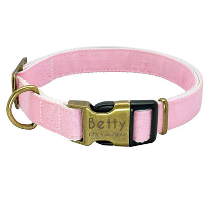 Vibrant pastel dog collar made of premium nylon with adjustable sizing to fit Kiwi pups of all shapes and sizes