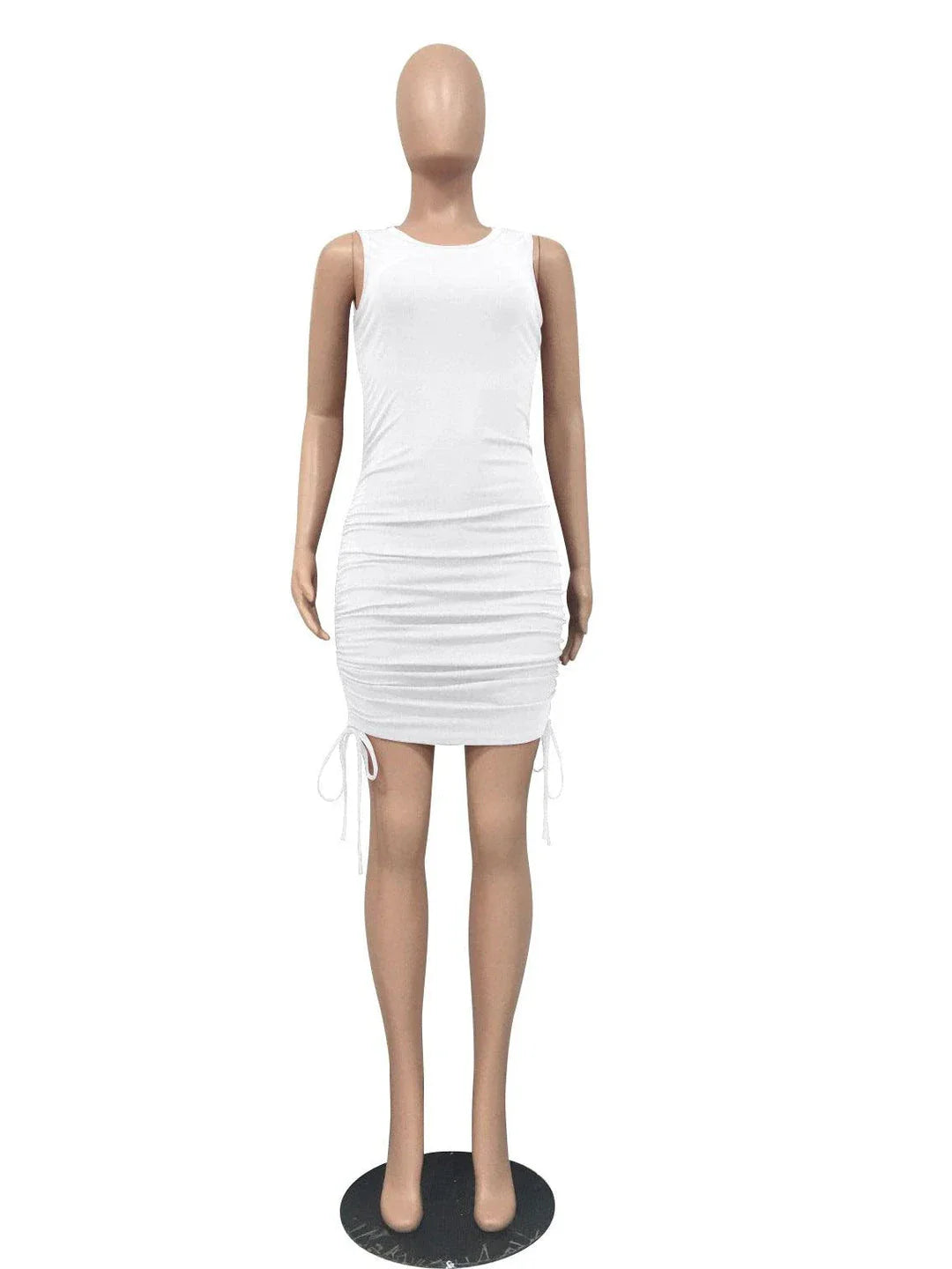 Stylish pleated dress with cinched waist, perfect for Kiwi summer fashion