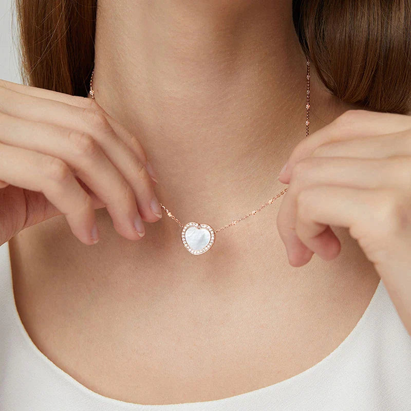 Shopfluxpro NZ Stylish NFC-Enabled Love Pendant Necklace for Kiwis