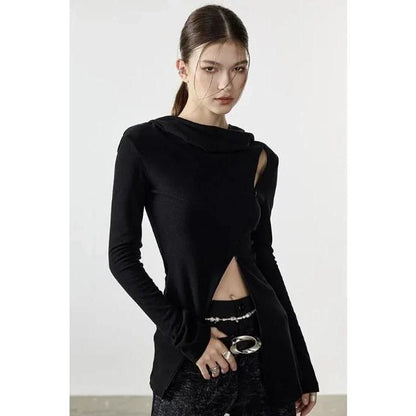 Stylish knitted pullover with elegant ruffled collar, perfect for keeping warm during New Zealand's autumn and winter seasons