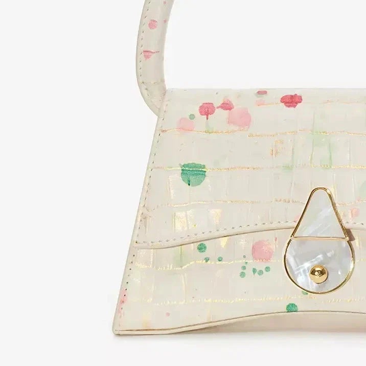 Genuine Leather Half Moon Handbag in Medium and Large Sizes, Featuring Secure Hasp Closure and Stylish Flap Pocket