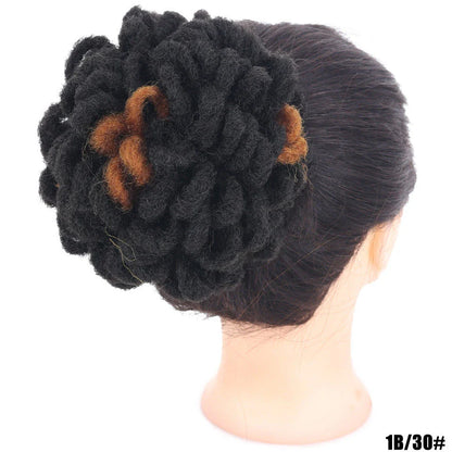 A stylish and eco-friendly Afro Hair Bag with adjustable drawstring, suitable for various hairstyles like buns, dreadlocks, and Afros.