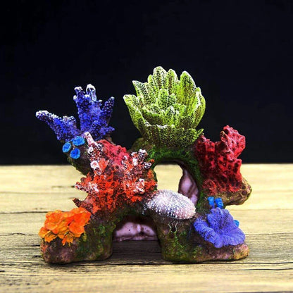 A beautifully crafted reef-inspired aquarium ornament that captures the essence of a thriving marine ecosystem