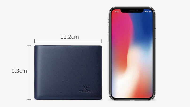 Cowhide short wallet in classic Kiwi-friendly colours, featuring compact design and thoughtful features for the modern Kiwi lifestyle