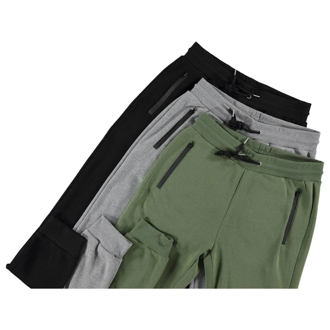 Versatile sports trousers in various colours, designed for active New Zealanders to enjoy fitness, leisure, and outdoor activities.