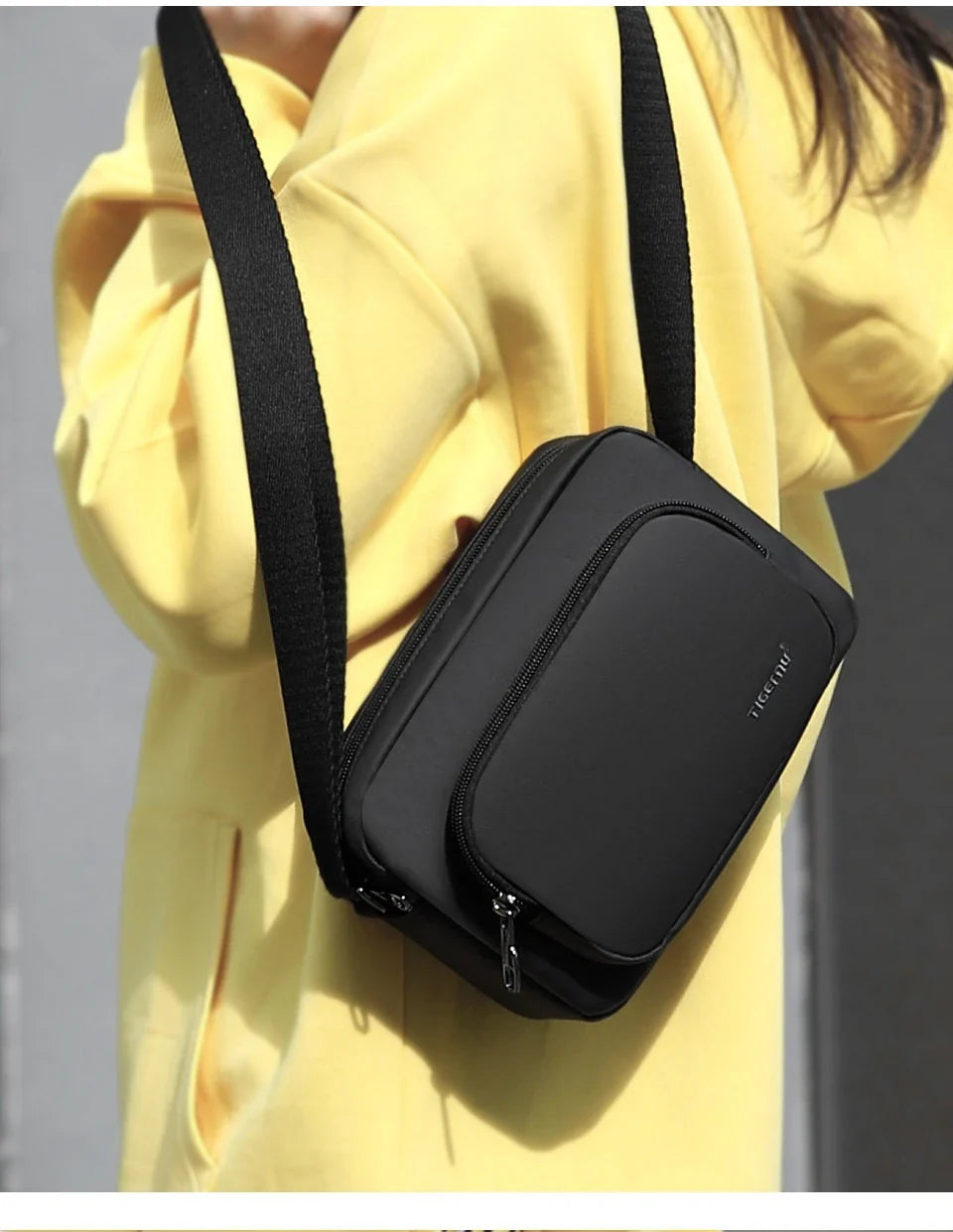 Stylish and durable crossbody bag with multiple compartments, crafted for the modern New Zealand adventurer