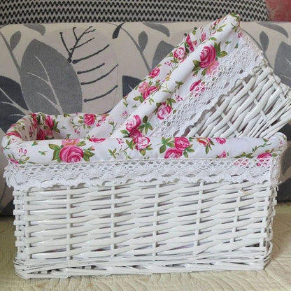 Handcrafted rattan storage basket with natural fibre design, perfect for organising and decorating Kiwi homes