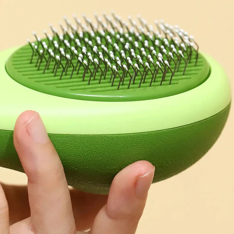 Effortless Pet Grooming with Massage Comb: An innovative grooming tool for Kiwi pets that combines hair removal and soothing massage