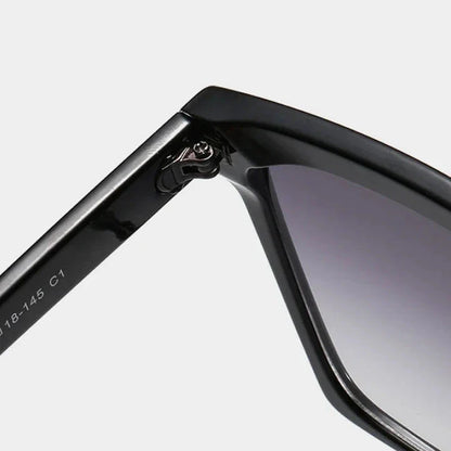 Stylish oversized square sunglasses with gradient lenses, designed for fashion-forward Kiwi women to protect their eyes from harmful UV rays.