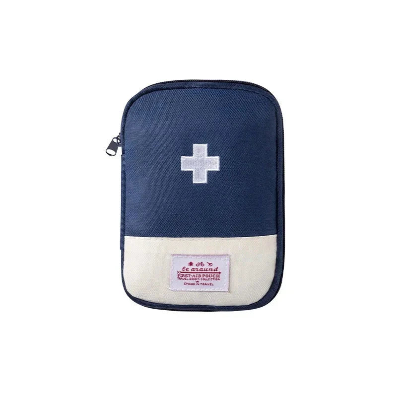 Portable Medicine Bag, a compact and versatile first aid kit with multiple compartments and pockets for organized storage of essential medical supplies