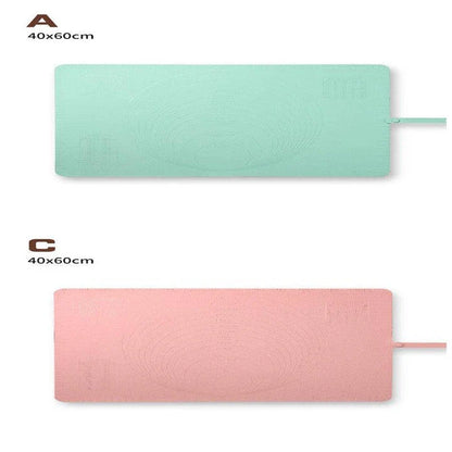 Large, thick silicone rolling pad in yellow, green, and pink colours for kneading dough and baking in the New Zealand kitchen