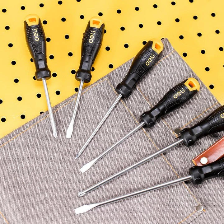 A durable, versatile screwdriver set with alloy steel construction and ergonomic handles, perfect for Kiwi DIY projects and household repairs.