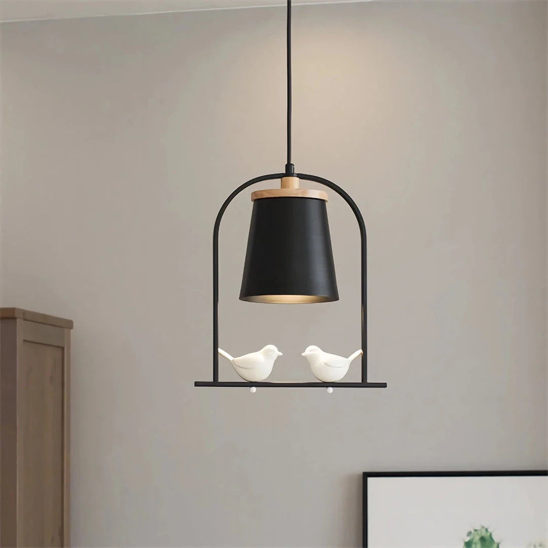 Stylish bird-inspired pendant light with a modern and minimalist design, perfect for enhancing the ambiance of Kiwi homes.