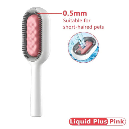 A high-quality grooming comb with a double-sided design for removing loose hair, knots, and dander from cats of all hair types.