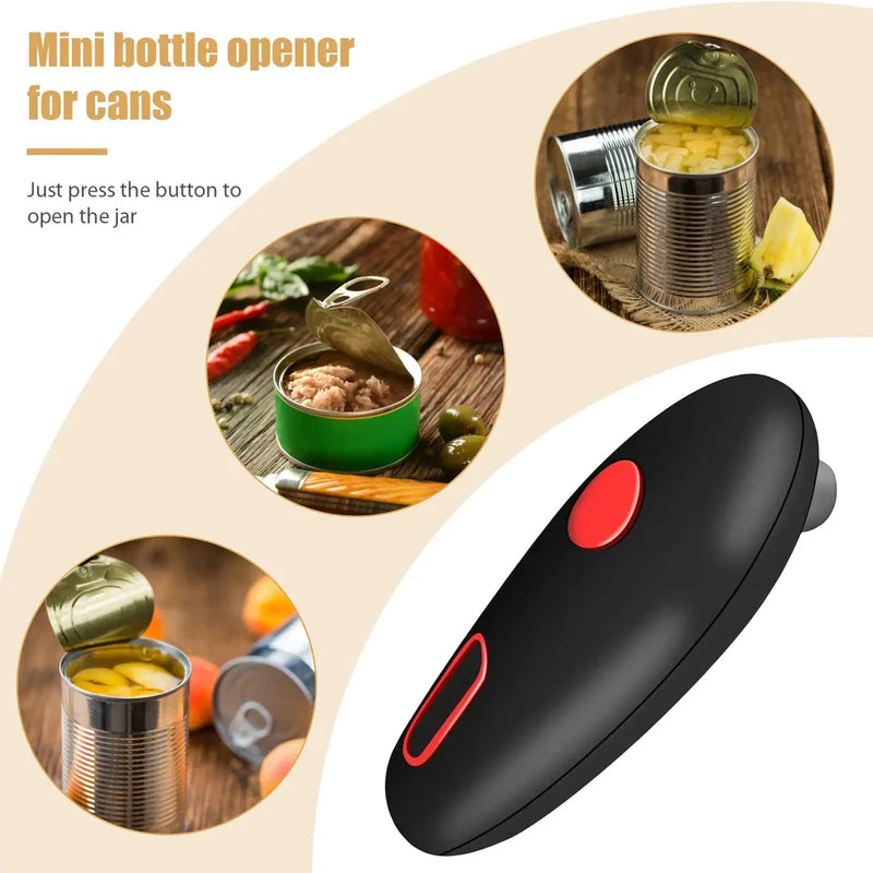 Shopfluxpro NZ Versatile Electric Can & Bottle Opener for Effortless Kitchen Tasks