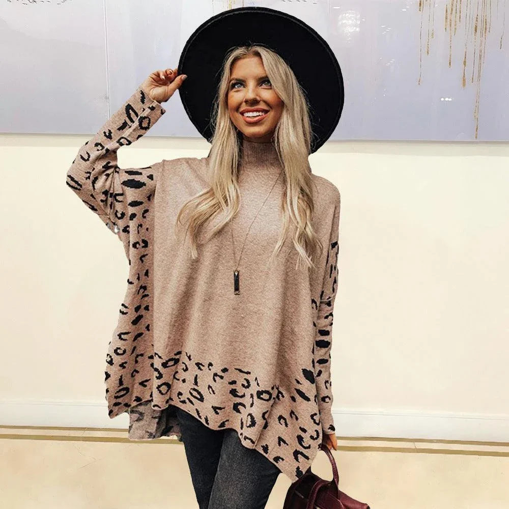 Comfortable printed long sleeve top for women in a variety of colors including pink, khaki, grey, and blue