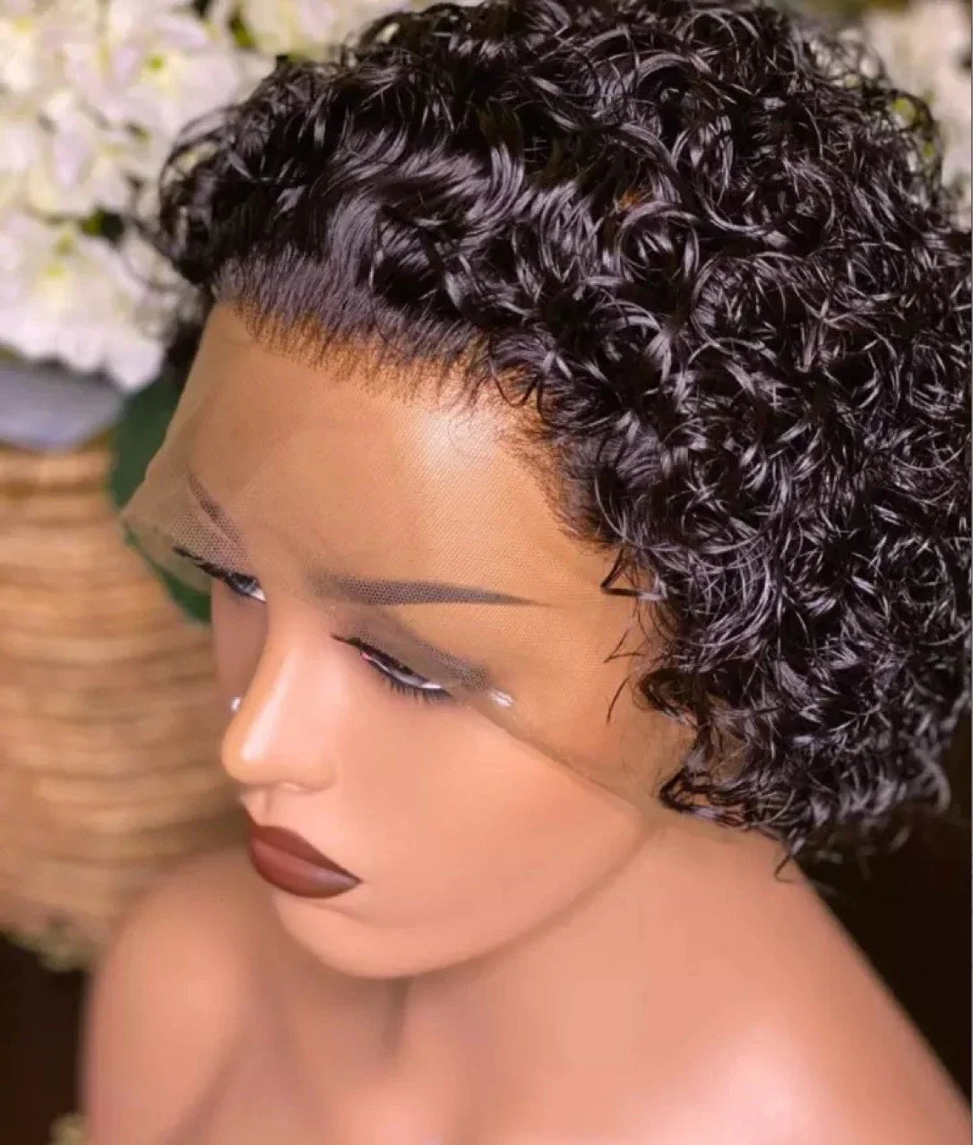 Stylish short curly wig in a range of vibrant colours, perfect for Kiwi women looking to add a touch of flair to their look.