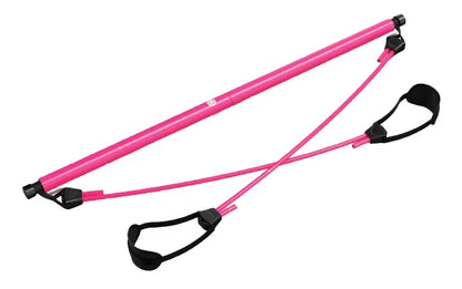 Versatile Fitness Bar with adjustable resistance for full-body workouts, including chest expansion, arm strengthening, yoga, and Pilates exercises.